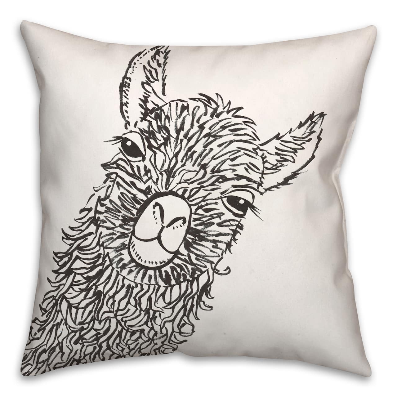 Llama Sweet Cheeks 18" x 18" Indoor/Outdoor Pillow
